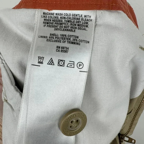 Mens Columbia Cotton Khaki Outdoor Short SIZE 32 x 10L - Picture 6 of 7